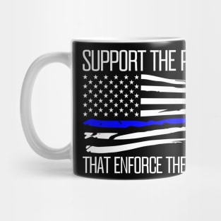 K-9 Unit Police Dog - Thin Blue Line Mug